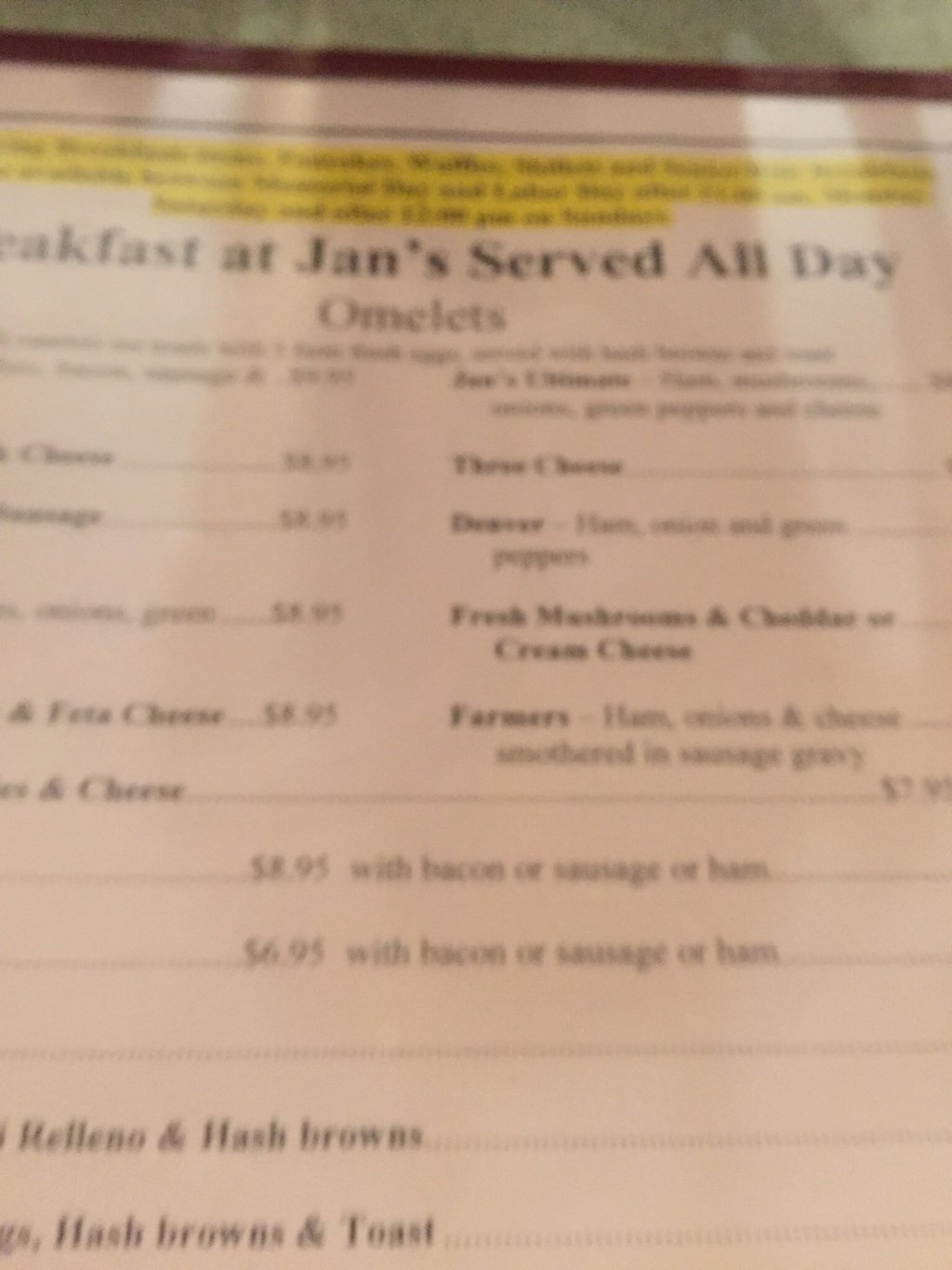 Jans Family Restaurant and Lounge